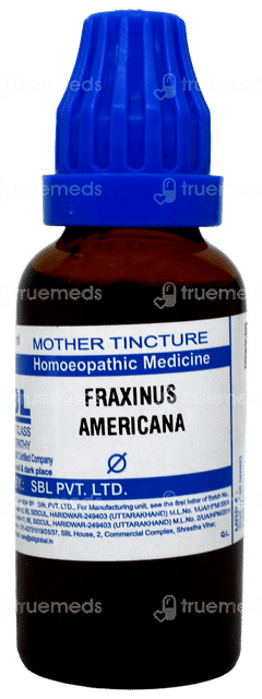 Sbl Fraxinus Americana Q Mother Tincture 30Ml Sbl Fraxinus Americana Q Mother Tincture 30Ml